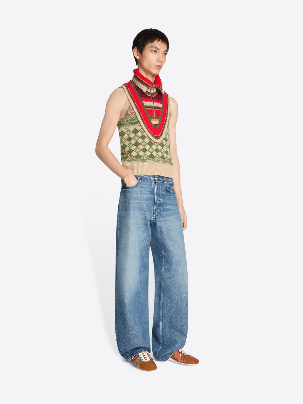 Loose Denim Pants