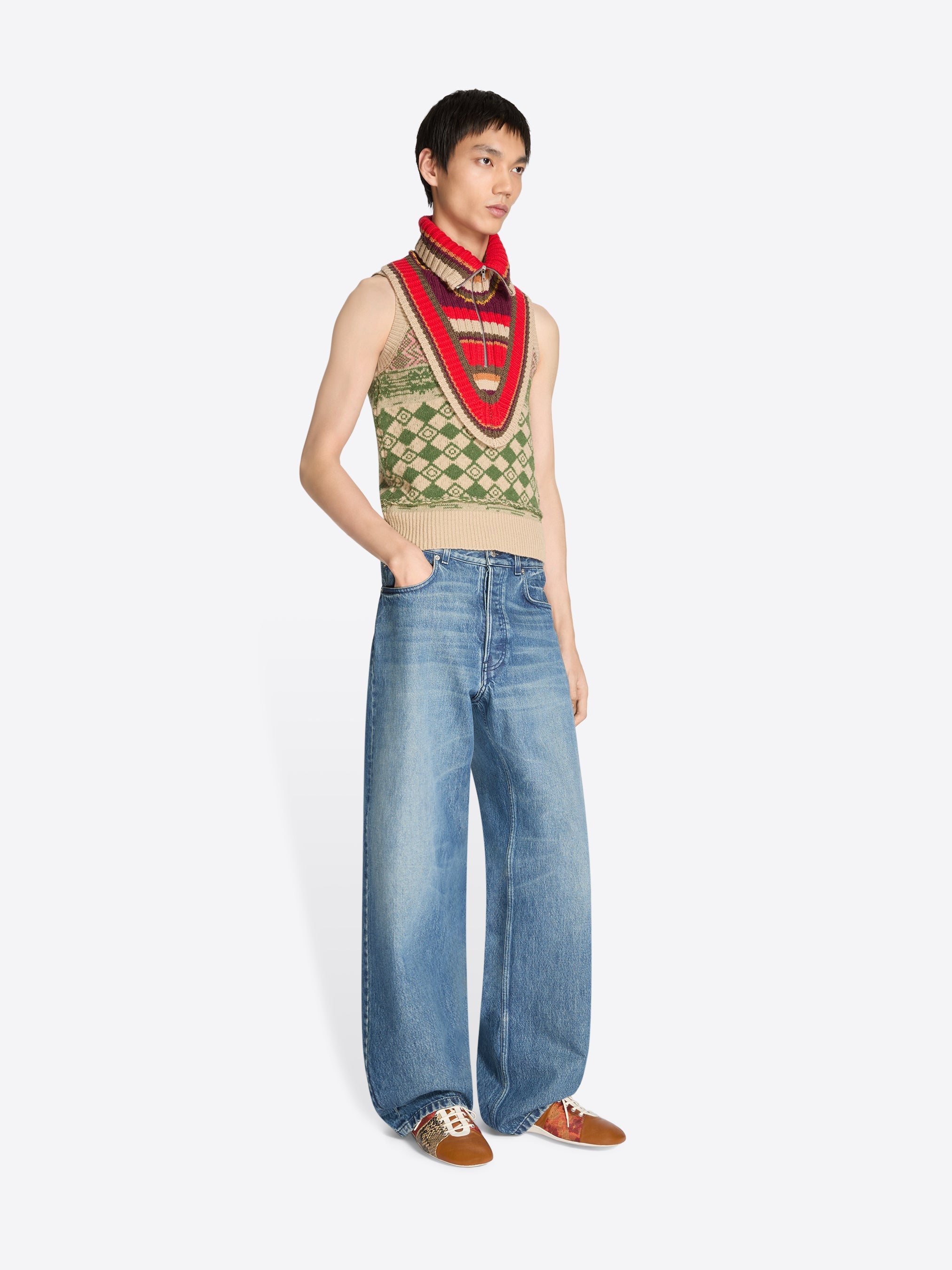 Loose Denim Pants