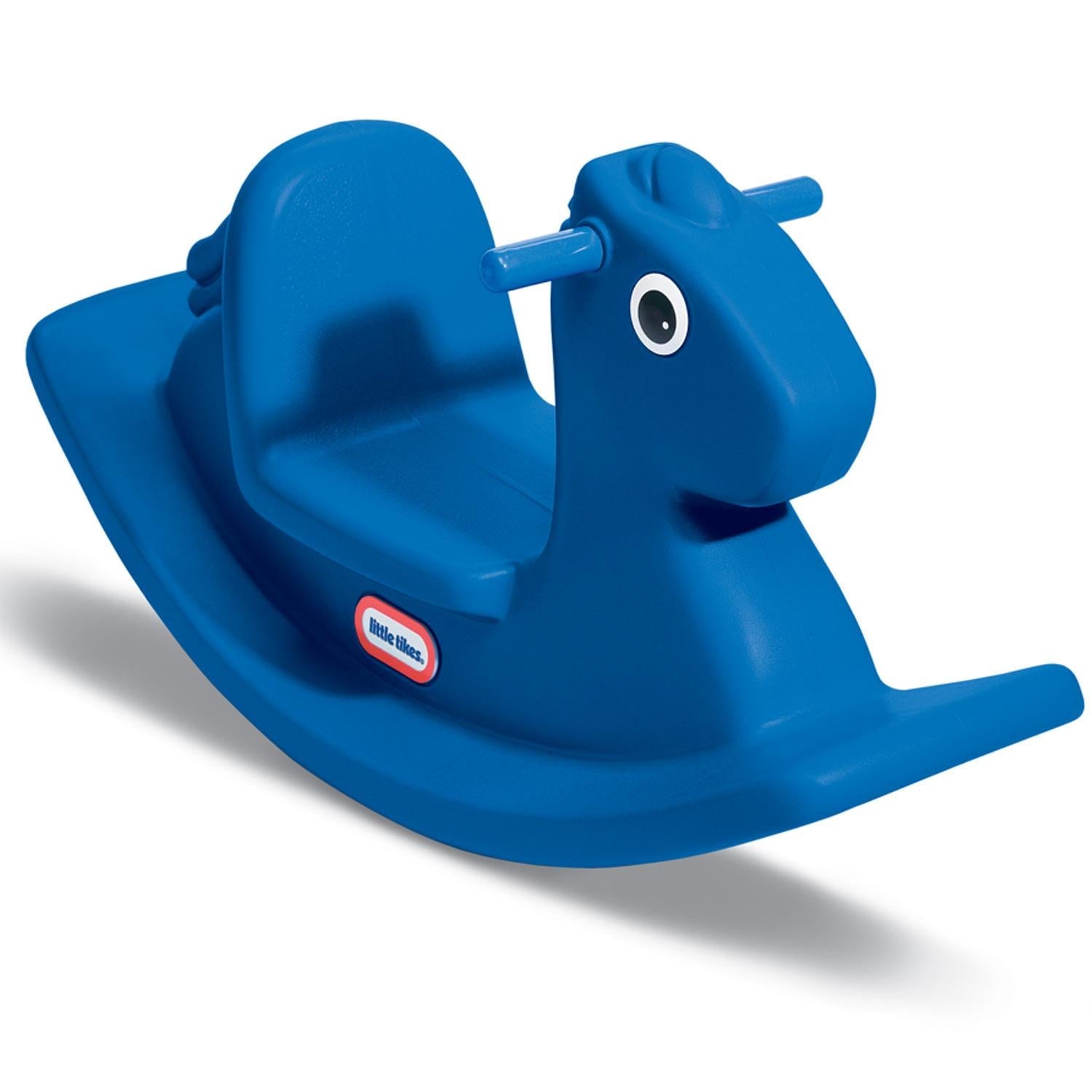 Rocking Horse - Primary Blue - Compact Toddler Rocker for Indoor and Outdoor Play for Gentle Rocking and Imaginative Play