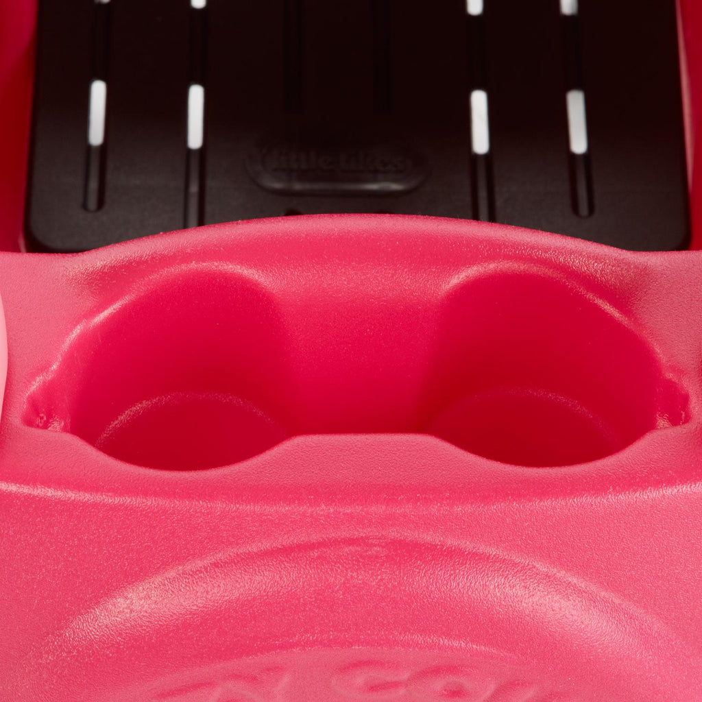 Princess Cozy Coupe® - Pink Ride-On Car with Parent Push Handle for Parent-Guided and Foot-Powered Play