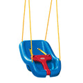 2-in-1 Snug 'n Secure™ Swing - Blue - Convertible Baby-to-Toddler Outdoor Swing for Secure and Comfortable Swinging