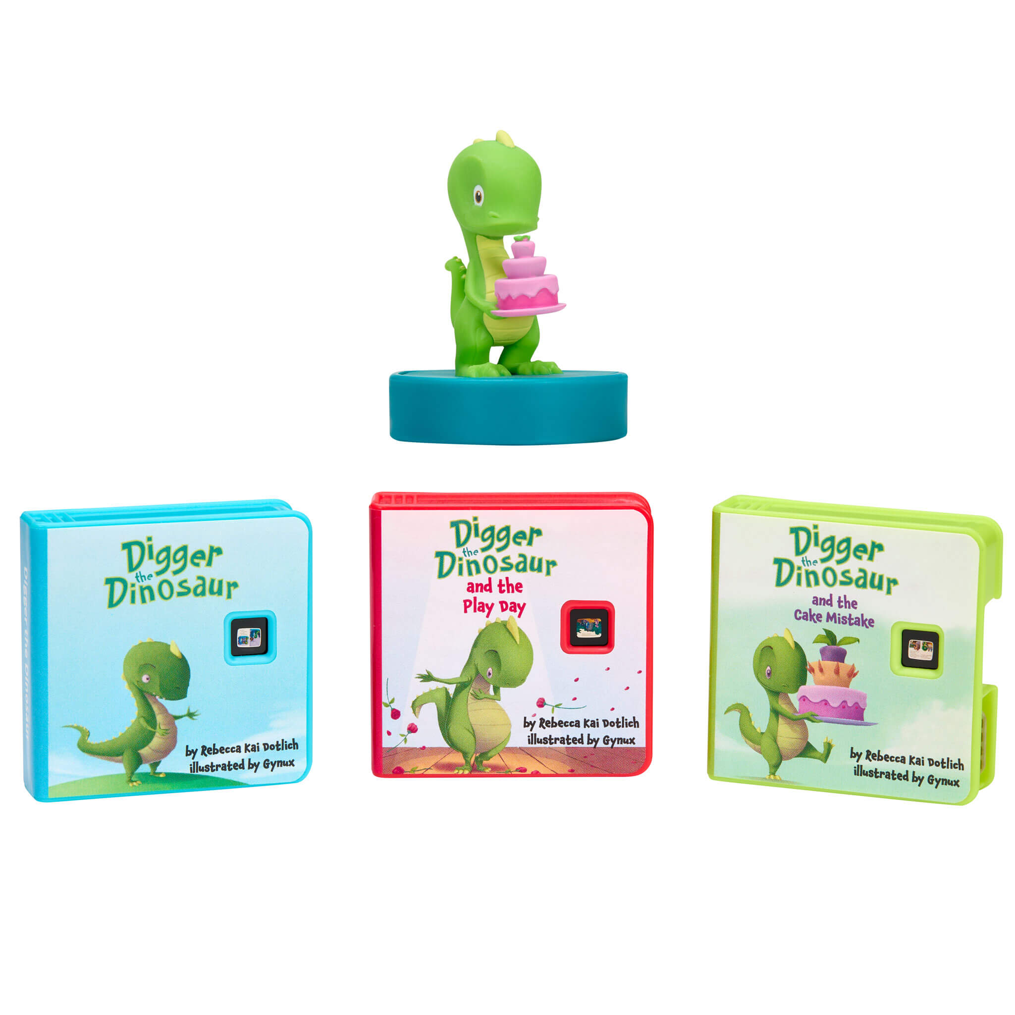 Story Dream Machine™ Harper Collins Digger the Dinosaur - Three-Story Dinosaur Projector Collection for Projected Stories with Sound Effects