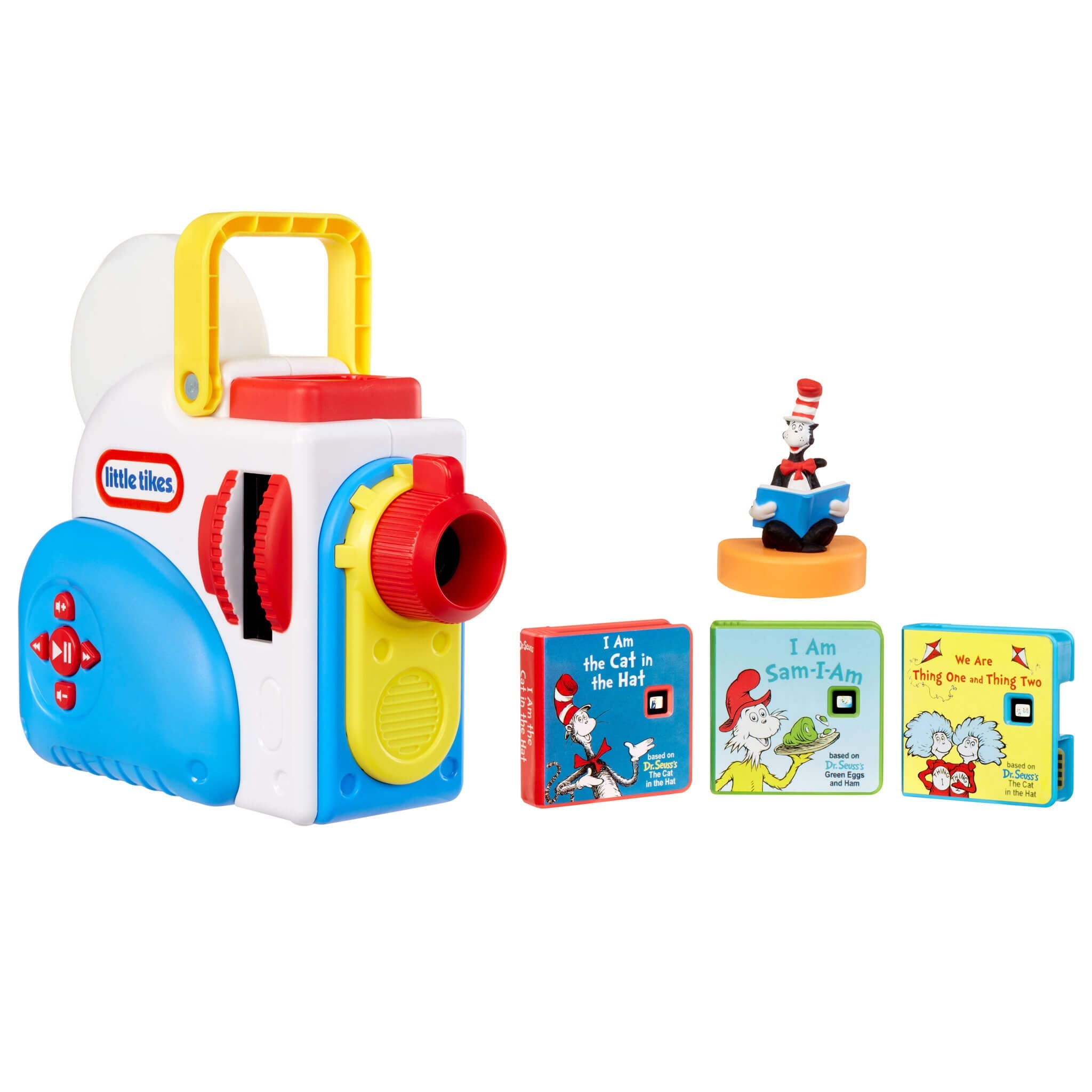 Story Dream Machine™ Dr. Seuss Starter Pack - Portable Story Projector Set with Character Figurine for Simple Controls and Portable Storage