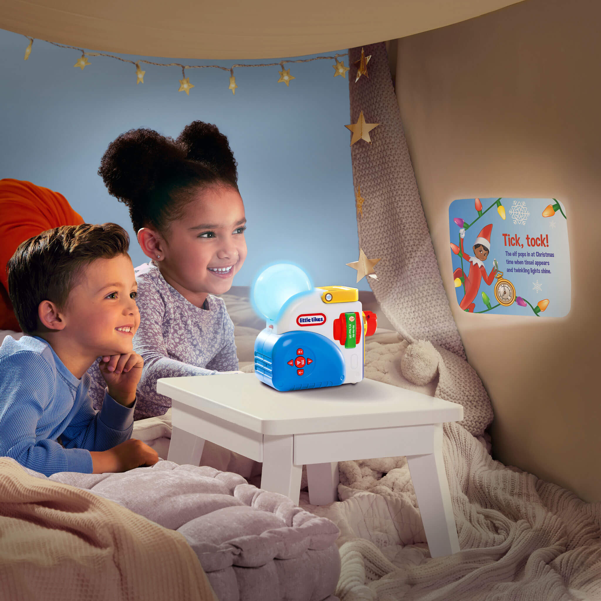 Story Dream Machine™ The Elf on the Shelf Santaverse North Pole Friends Collection - Holiday Story Projector Collection with Character for Festive Projected Stories and Sounds