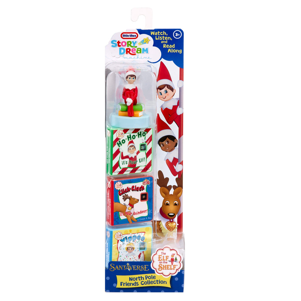 Story Dream Machine™ The Elf on the Shelf Santaverse North Pole Friends Collection - Holiday Story Projector Collection with Character for Festive Projected Stories and Sounds