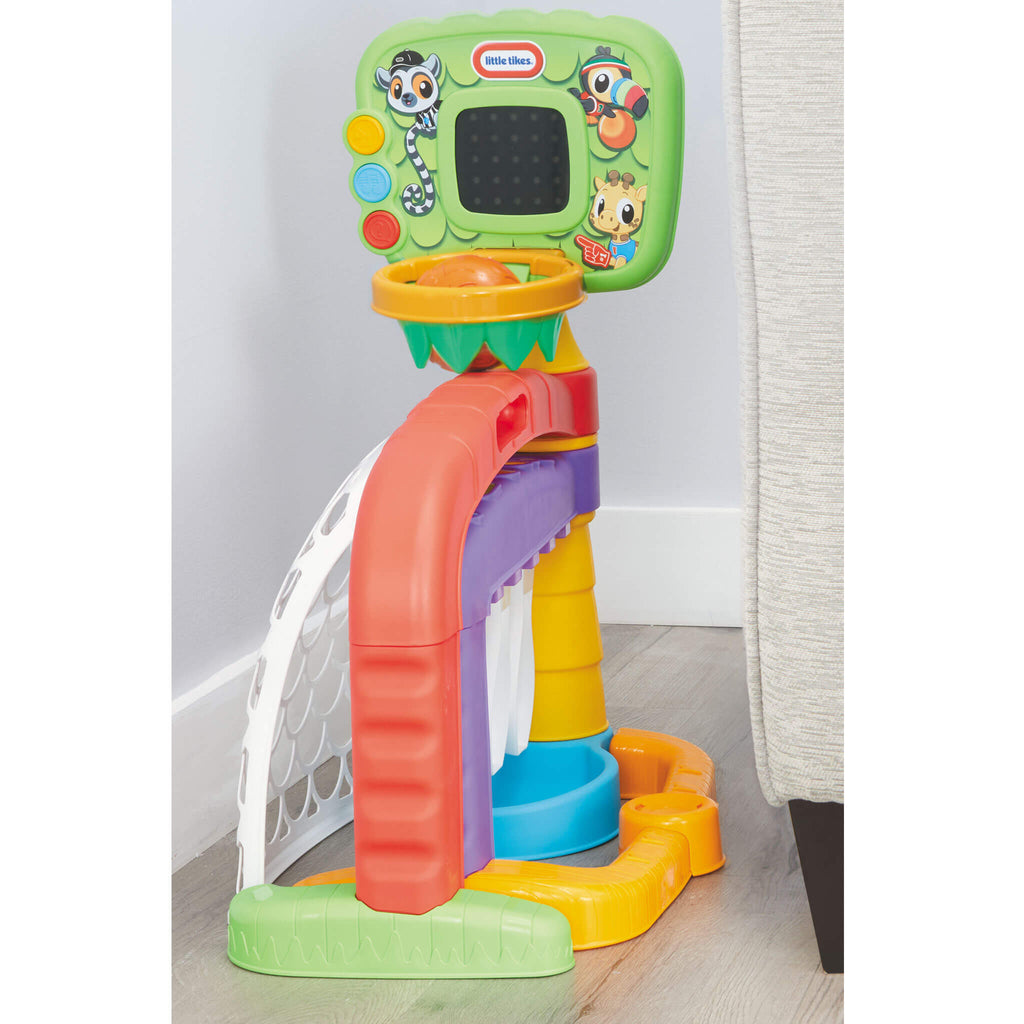 Learn & Play™ 3-in-1 Sports Zone™ - Basketball, Soccer and Bowling Activity Center for Multiple Sports in One Playset