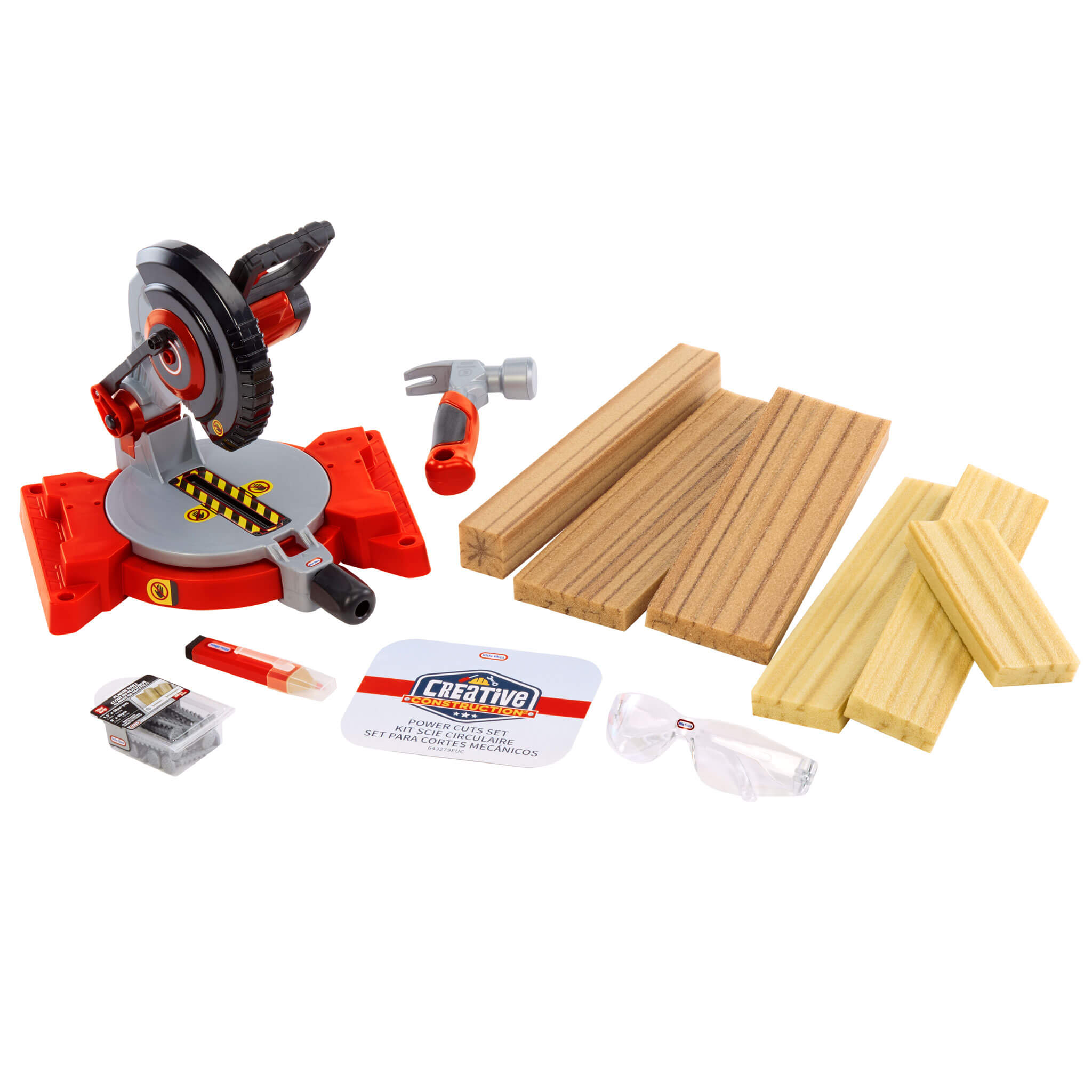 Creative Construction™ Power Cuts Set - Pretend Power Tool Set for Construction Play for Hands-On Building and Problem Solving