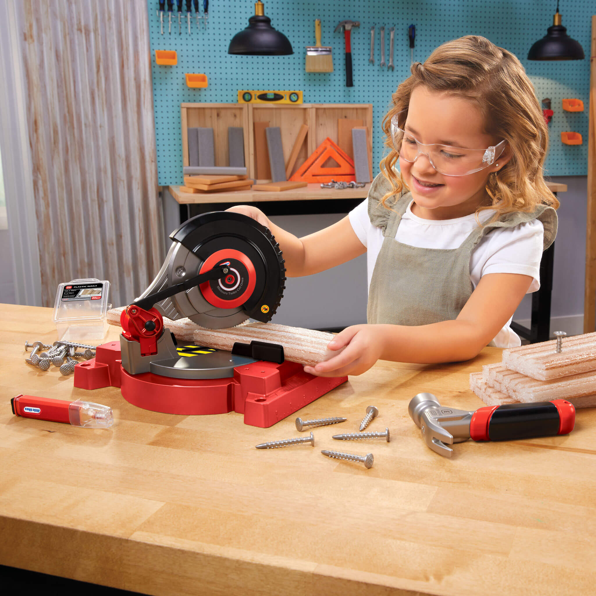 Creative Construction™ Power Cuts Set - Pretend Power Tool Set for Construction Play for Hands-On Building and Problem Solving