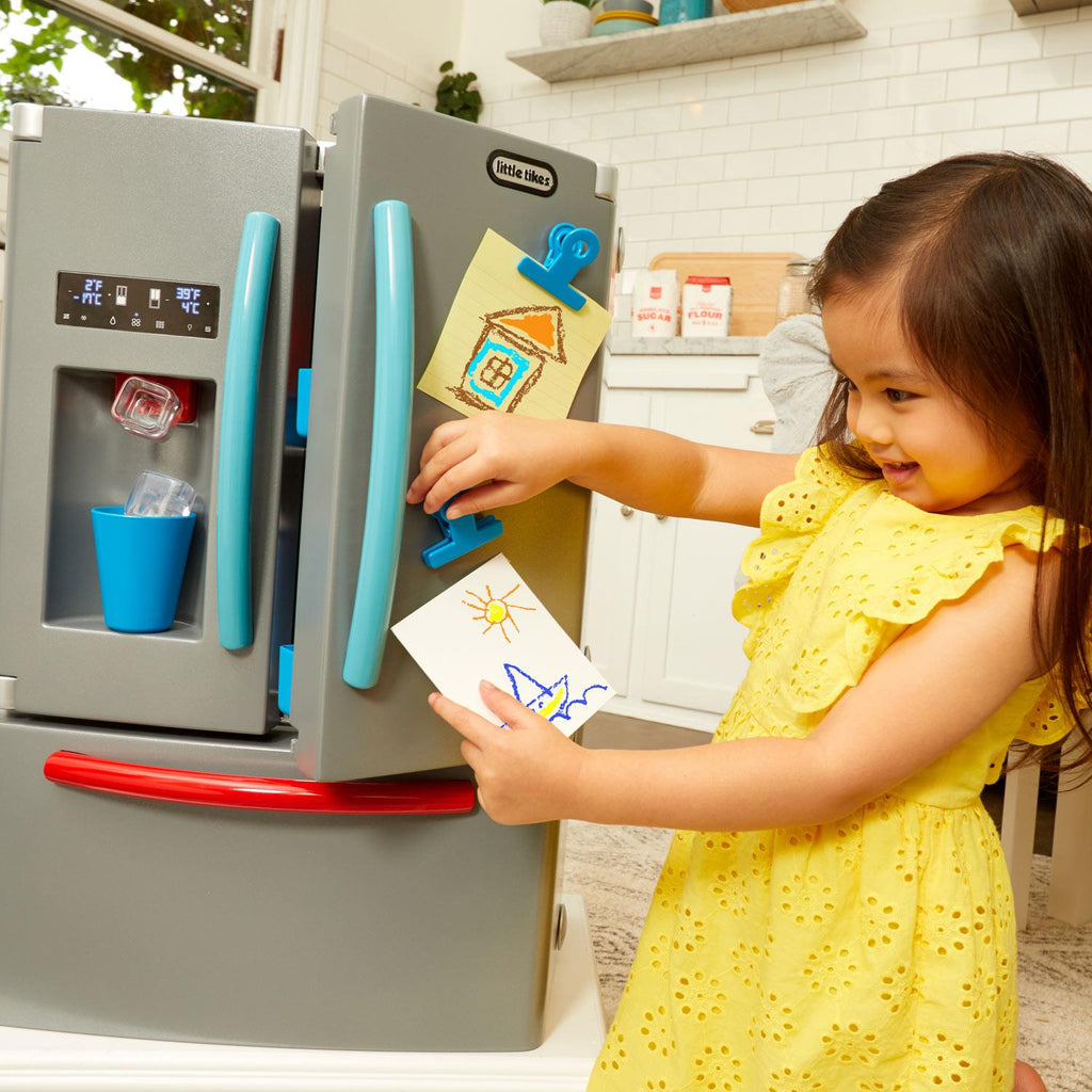 First Fridge - Realistic Pretend Kitchen Fridge with Accessories for Imaginative Home and Cooking Play
