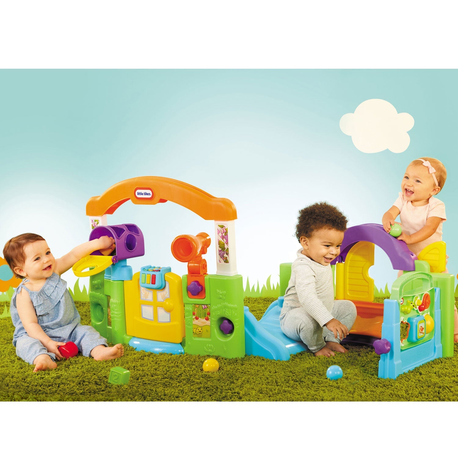Activity Garden™ - Convertible Infant Activity Center with Two Play Modes for Flexible Activities as Children Grow